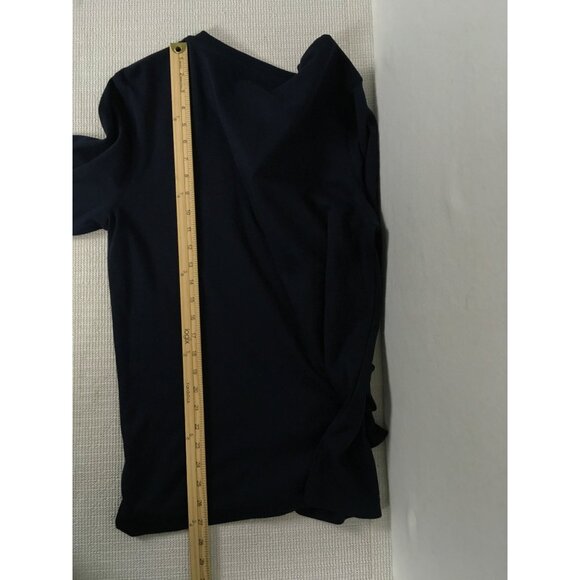 Croft n Barrow Mens Top Size S Easy Care Henley Navy Long Sleeve Navy Blue New - Picture 13 of 16